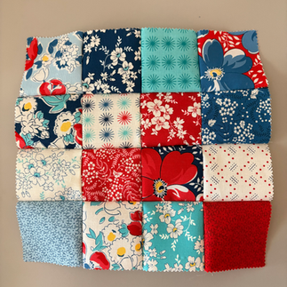 Patchwork cushion template