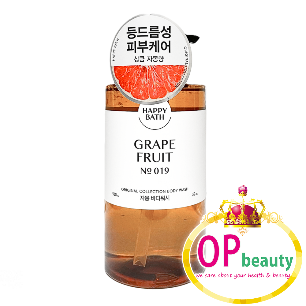 Happy Bath 保濕香氛沐浴露 910g #No.019 西柚