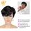 Thumbnail: Wear Go Glueless Short Human Hair Wigs Pixie Cut Straight