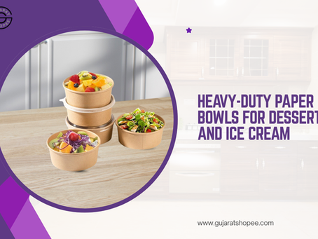 Best Sizes of Heavy-Duty Paper Bowls for Desserts and Ice Cream