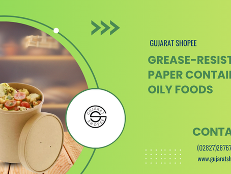 Grease-Proof and Good for the Planet: Smart Containers for Oily Foods