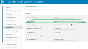 VxRail Provided vCenter