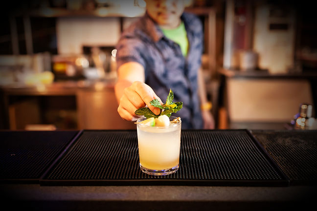 Making of Lychee Mai Tai Signature Drink at Tenjin Bar & Karaoke