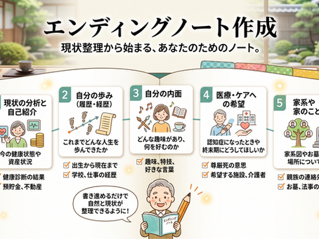 終活のススメ【第1回】エンディングノートから始めよう!