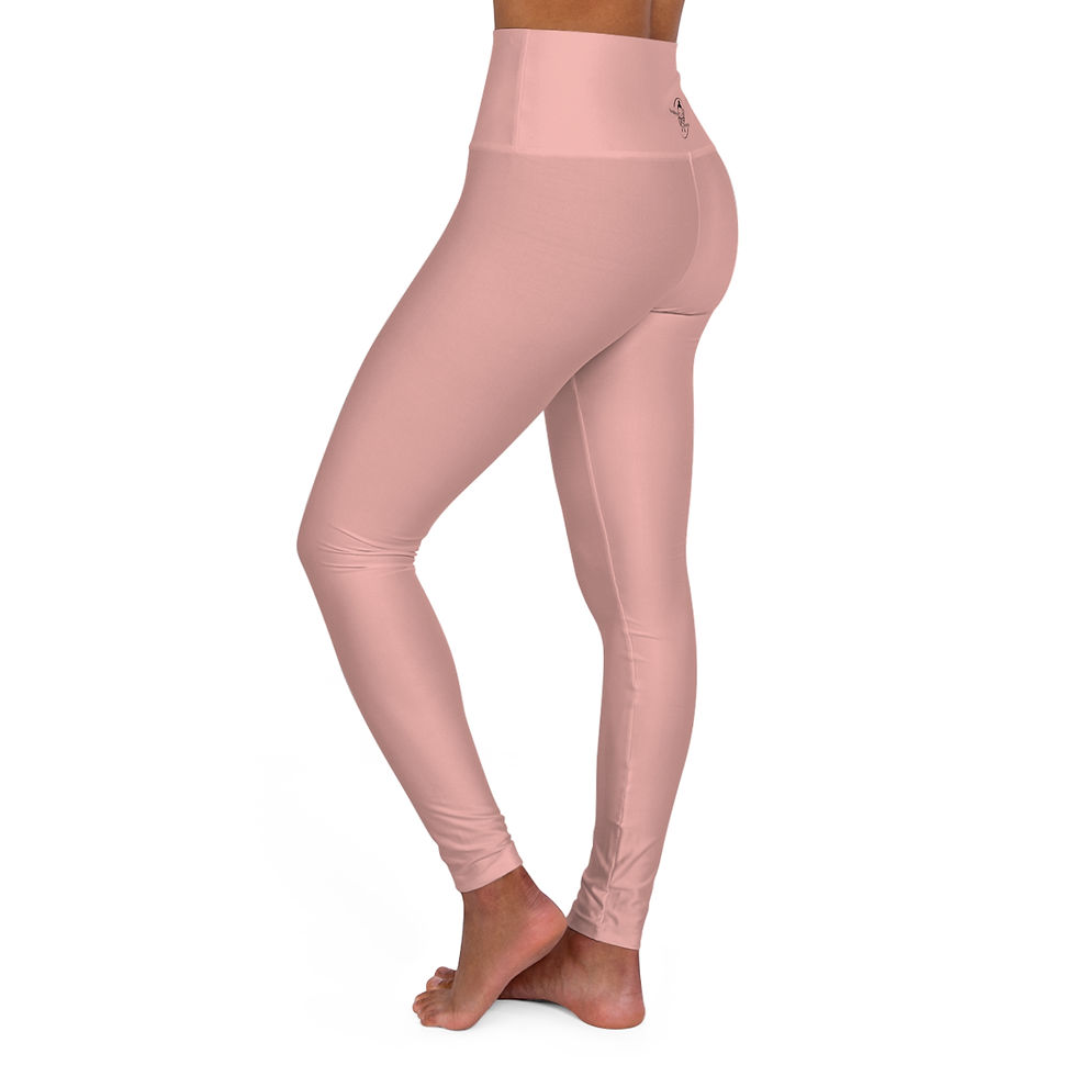 Thumbnail: Wellness Warrior - High Waisted Yoga Leggings (AOP)