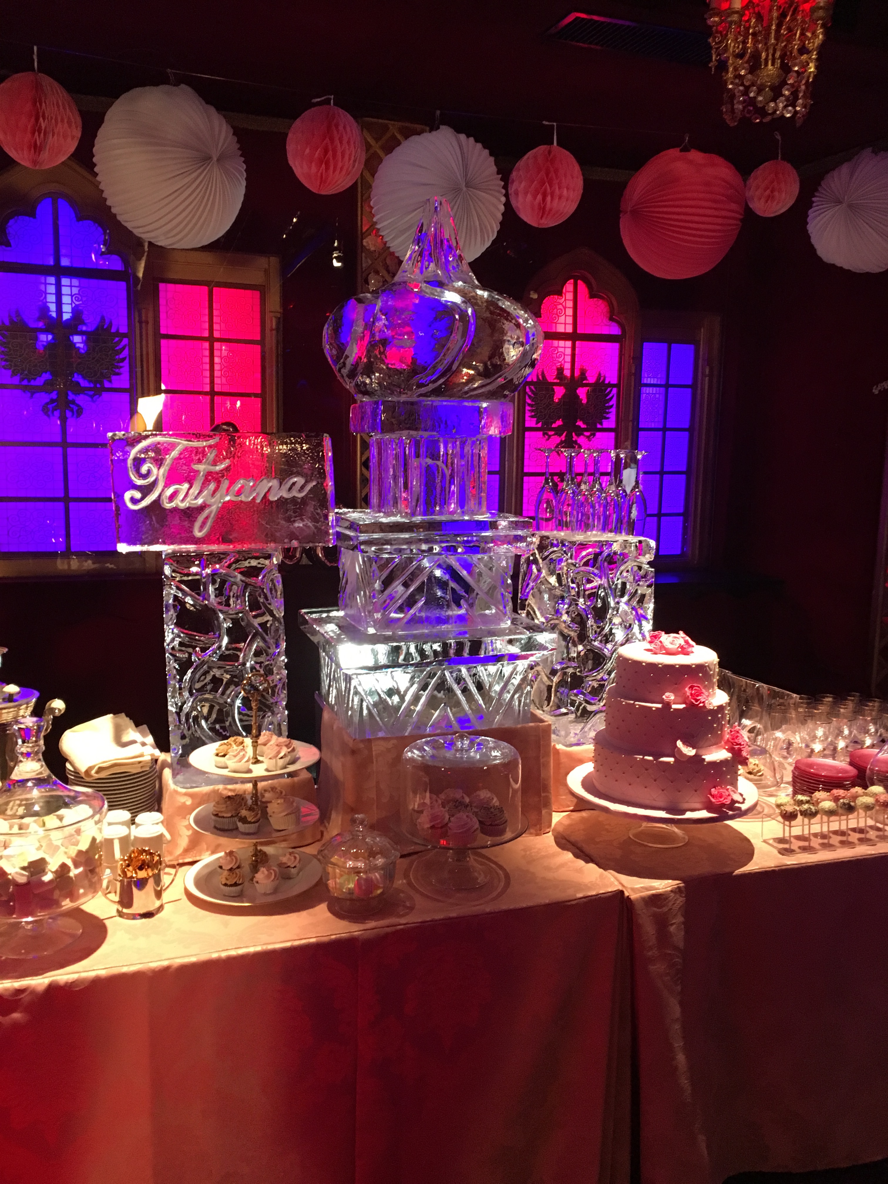 Sculpture sur glace