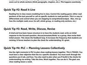 Top Visible Learning Literacy Strategy: Close Reading