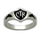 Thumbnail: Dolphin CTR Ring, Sterling Silver