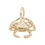 Thumbnail: Crab Accent Charm in Silver or Gold