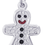 Thumbnail: Gingerbread Man Charm in Silver or Gold