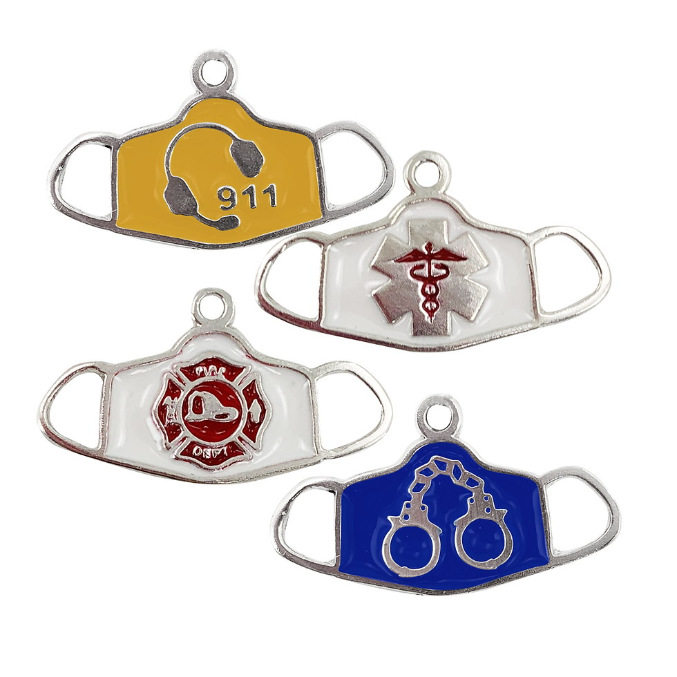 Thumbnail: First Responder Face Mask Charms