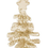 Thumbnail: Evergreen Christmas Tree Charm in Silver or Gold