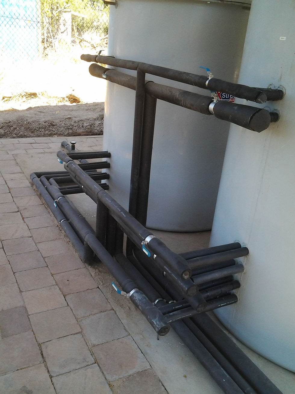 Hot water storage Africa