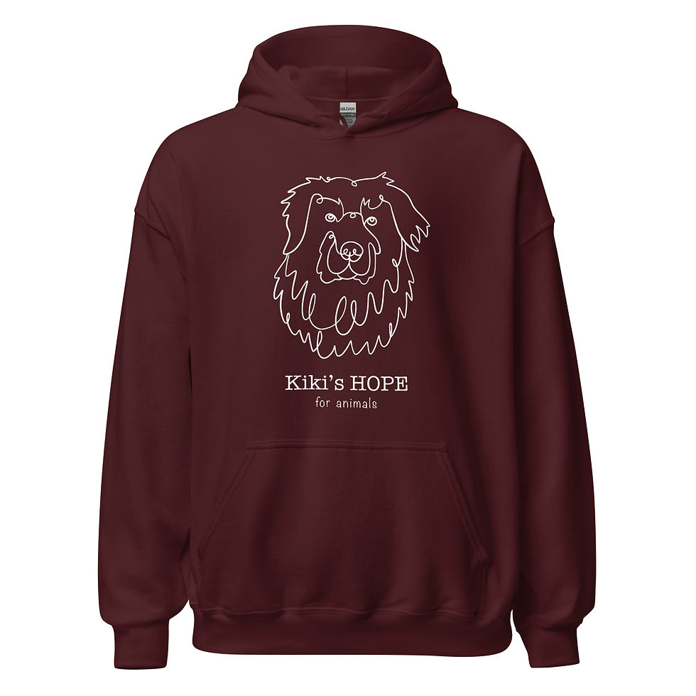 Thumbnail: Rocky Minimalist Line Drawing Dark Unisex Hoodie