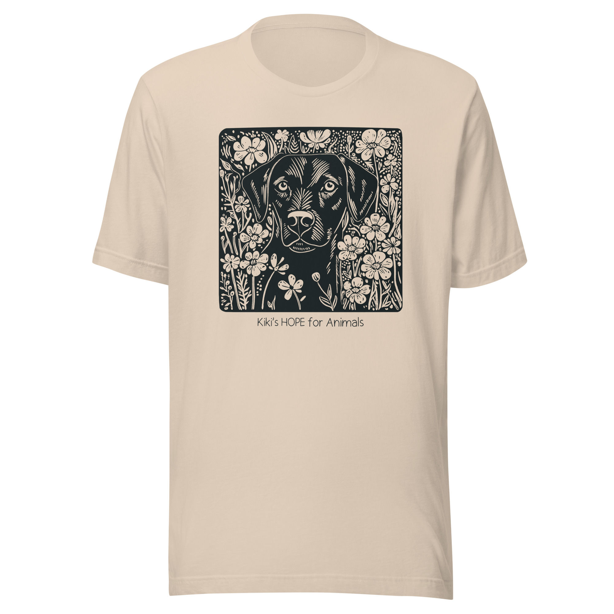 Bold Dog Print Unisex t-shirt