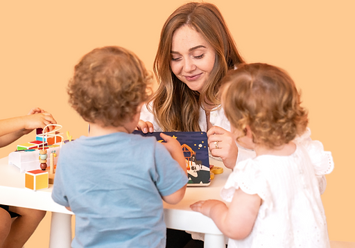 Jade Ashcroft with Children