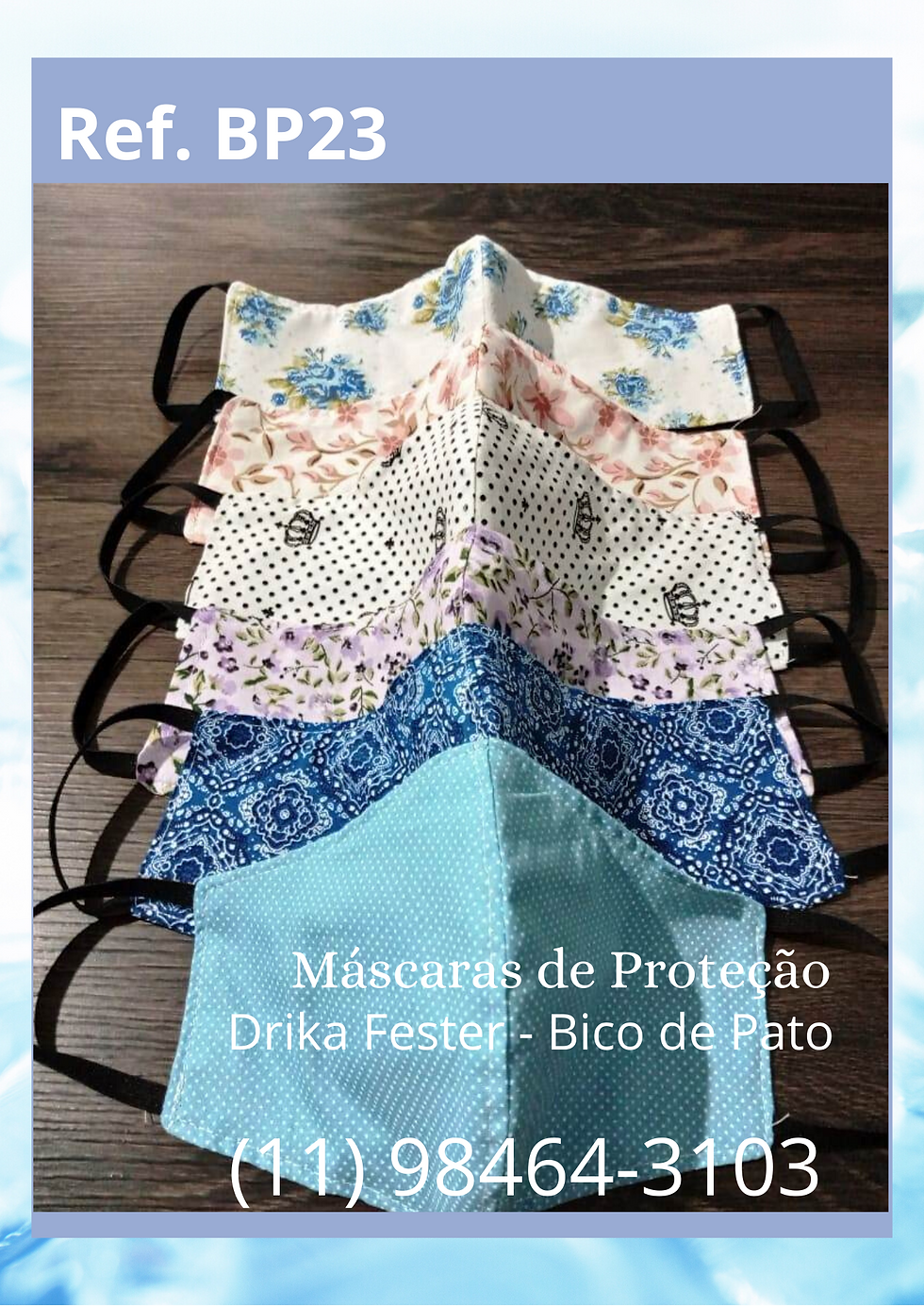 Máscaras, turbantes, gorros, boinas confeccionamos com alta qualidade e perfeição!