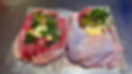 Turkey breast and leg & thigh quarters in sous vide bags ready to cook for 24 hours.