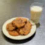 Finished Whiskey & Rye Chocolate Chip Cookies.