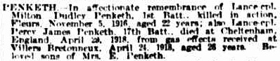 Newspaper Memorial