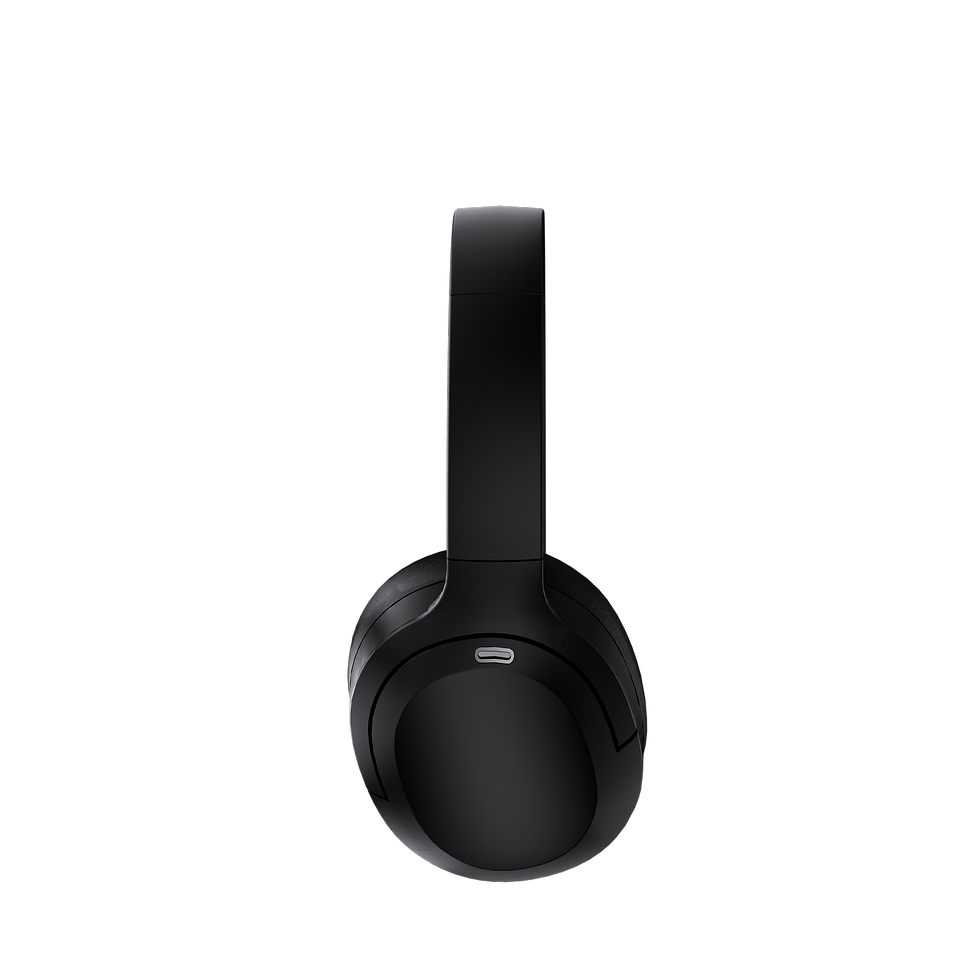 Miniatura: Fone de ouvido over-ear preto lateral