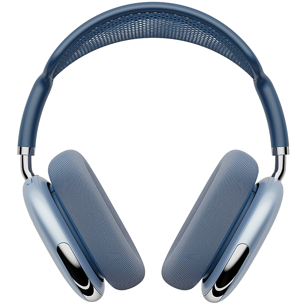 Miniatura: Fones de ouvido over-ear azuis