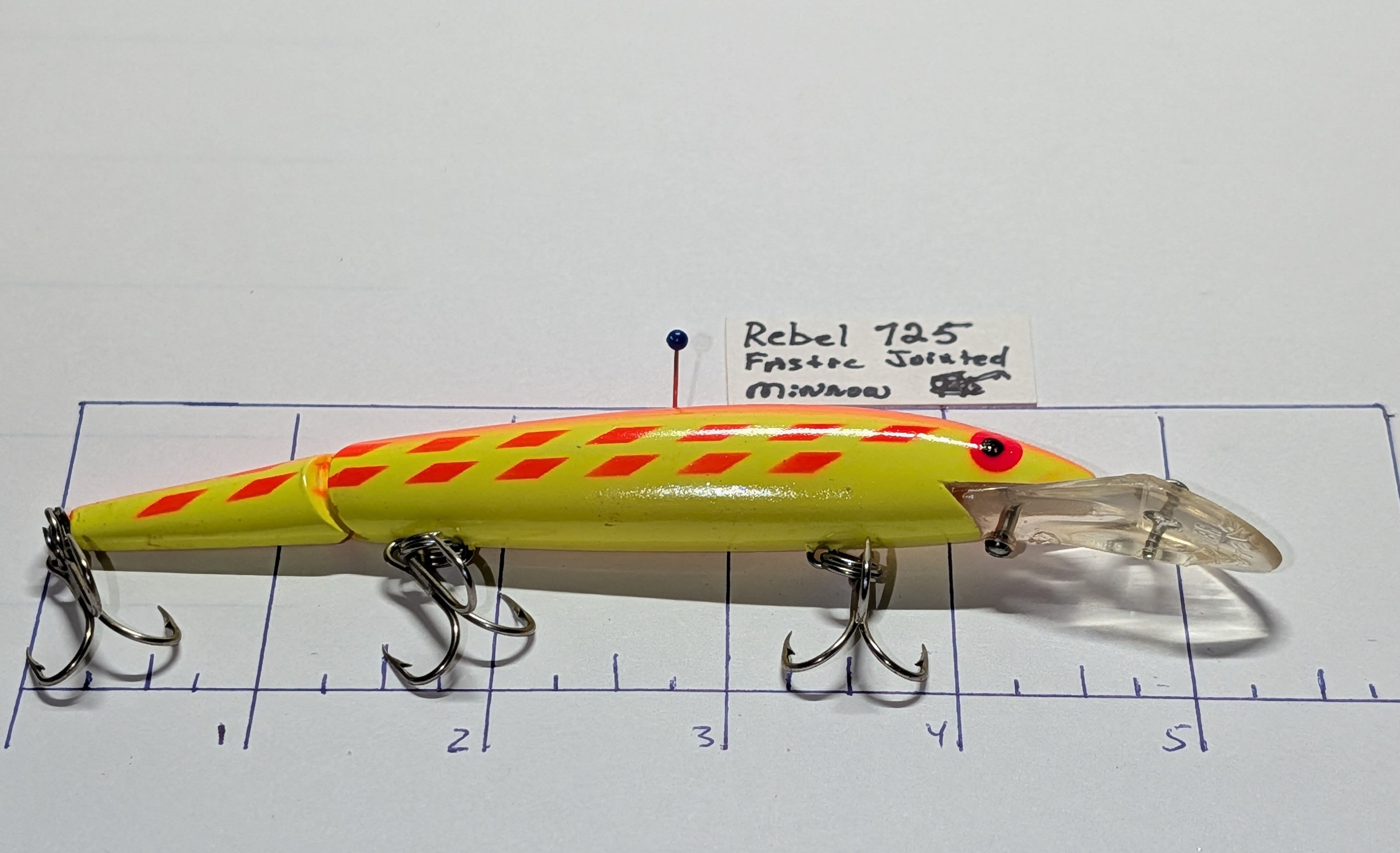 rebel jointed fastrac minnow jerkbait lure bass fishing