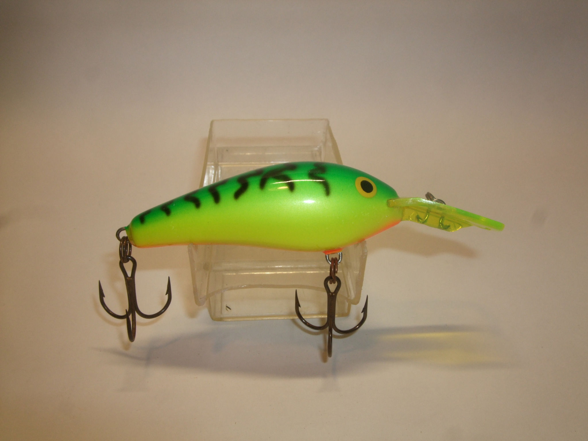 rapala fishing lure rfr-7 rattlin fat rap finland fire tiger