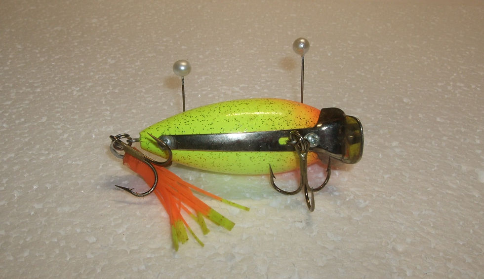Thumbnail: vintage strike king spence scout wooden crankbait