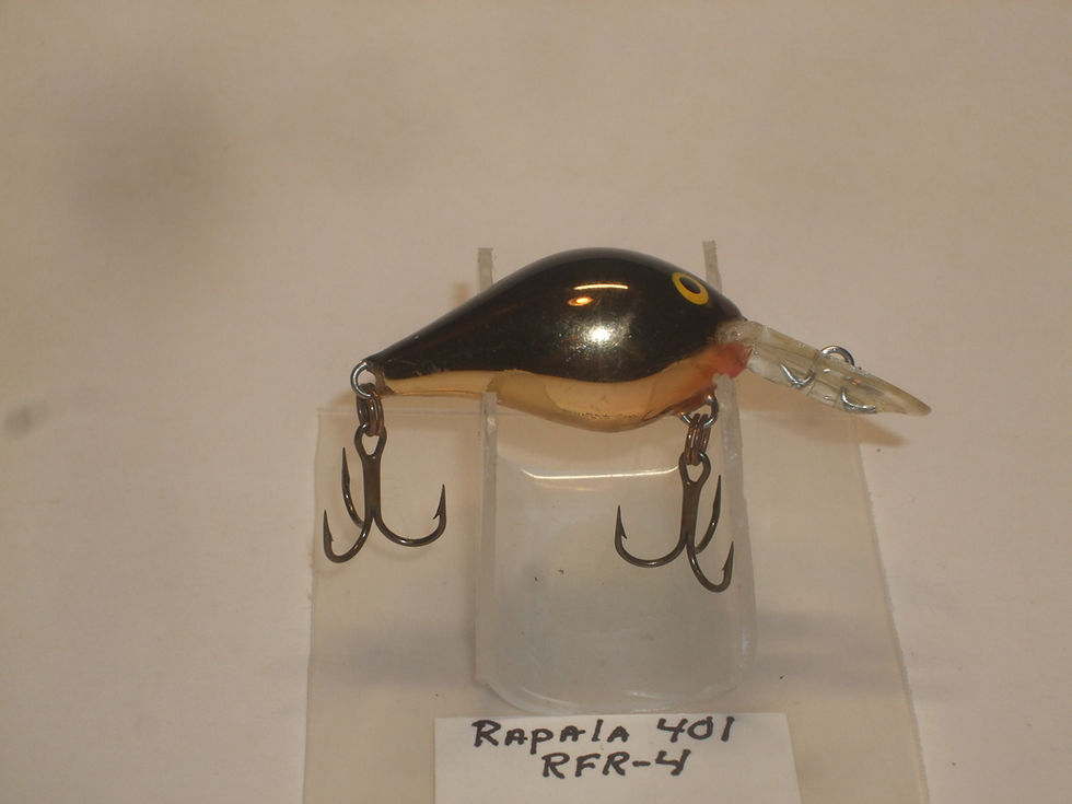vintage rapala crankbait rattlin fat rap rfr-4 black gold ireland