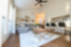 Living room cleaning results detailed surface and floor care by The HomeMaid Way in Conroe, Tx