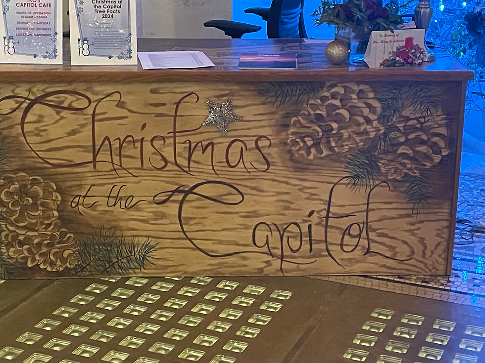 Christmas at the South Dakota Capitol & Then Heading East