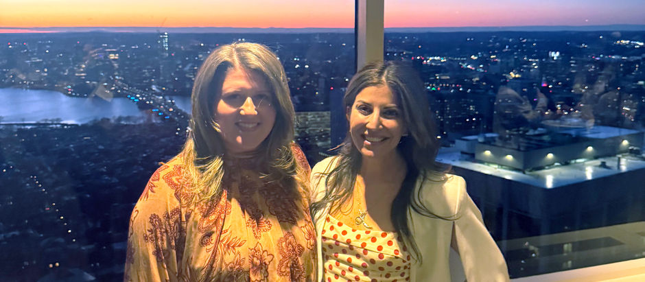 Senior Project Designer Alexa Astacio and Vice President of Business Development for elite|studio e, Raquel Weiss Fusco, attended the SHFM annual WISE event. The opening reception overlooked the city of Boston.