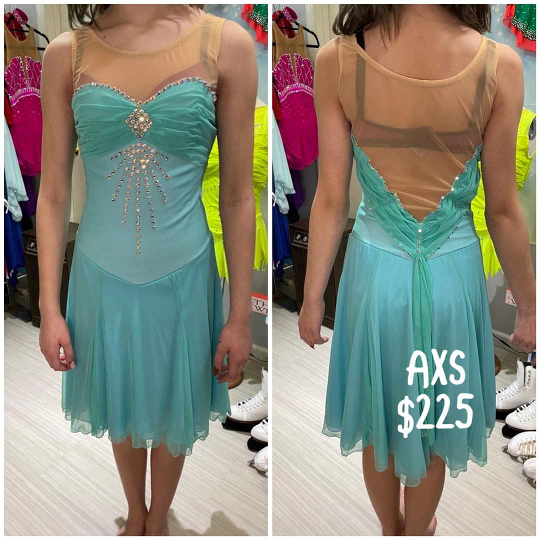 Light aqua AXS ice dance 