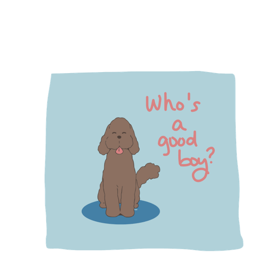 Makkachin is a good boy