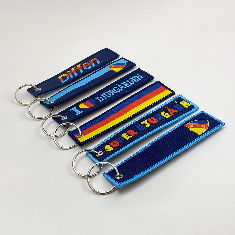 Djurgården merch Nyckelring