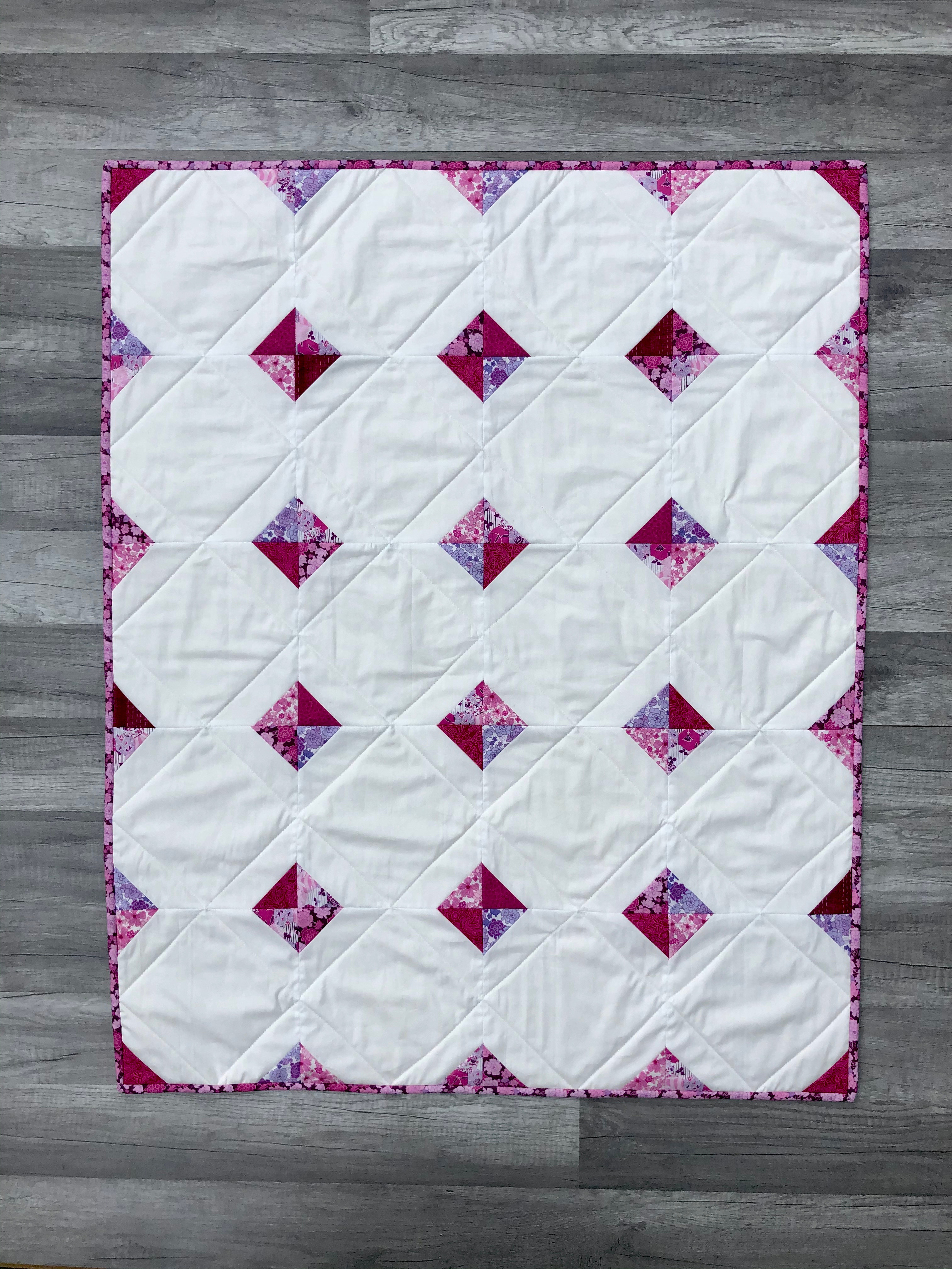 Rosey Posey Baby Quilt