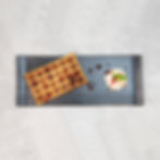 WHIPPED CREAM & ROSE JAM WAFFLE