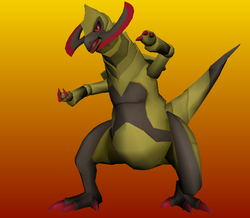 Haxorus Render Pose.png