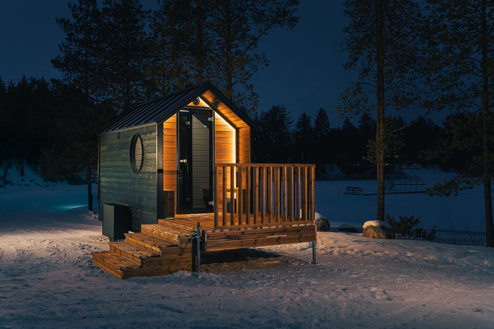Egoa lupavapaa piha sauna, saunamökki, suoraan tontille
