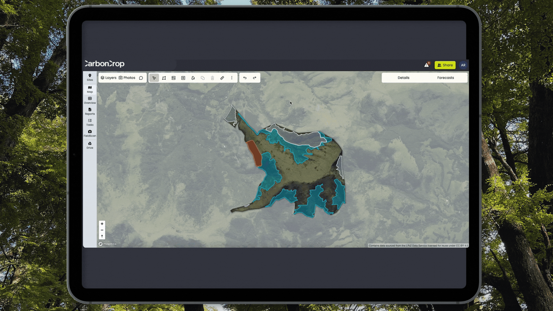 CarbonCrop platform GoogleDrive integration