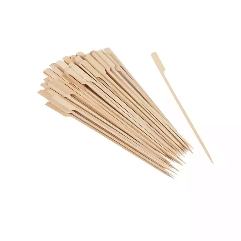 Ethex Yassı Bambu Çöp Şiş 20 cm 50'li
