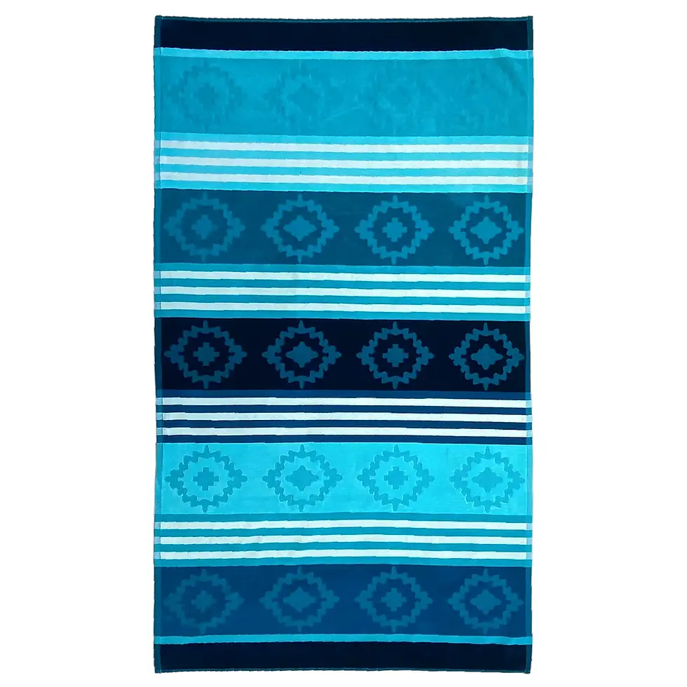 Razao Jacquard Velour Terry Beach Towel - Size L