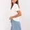 Thumbnail: Mar Cotton Elastic Waist Muslin Shorts in Blue