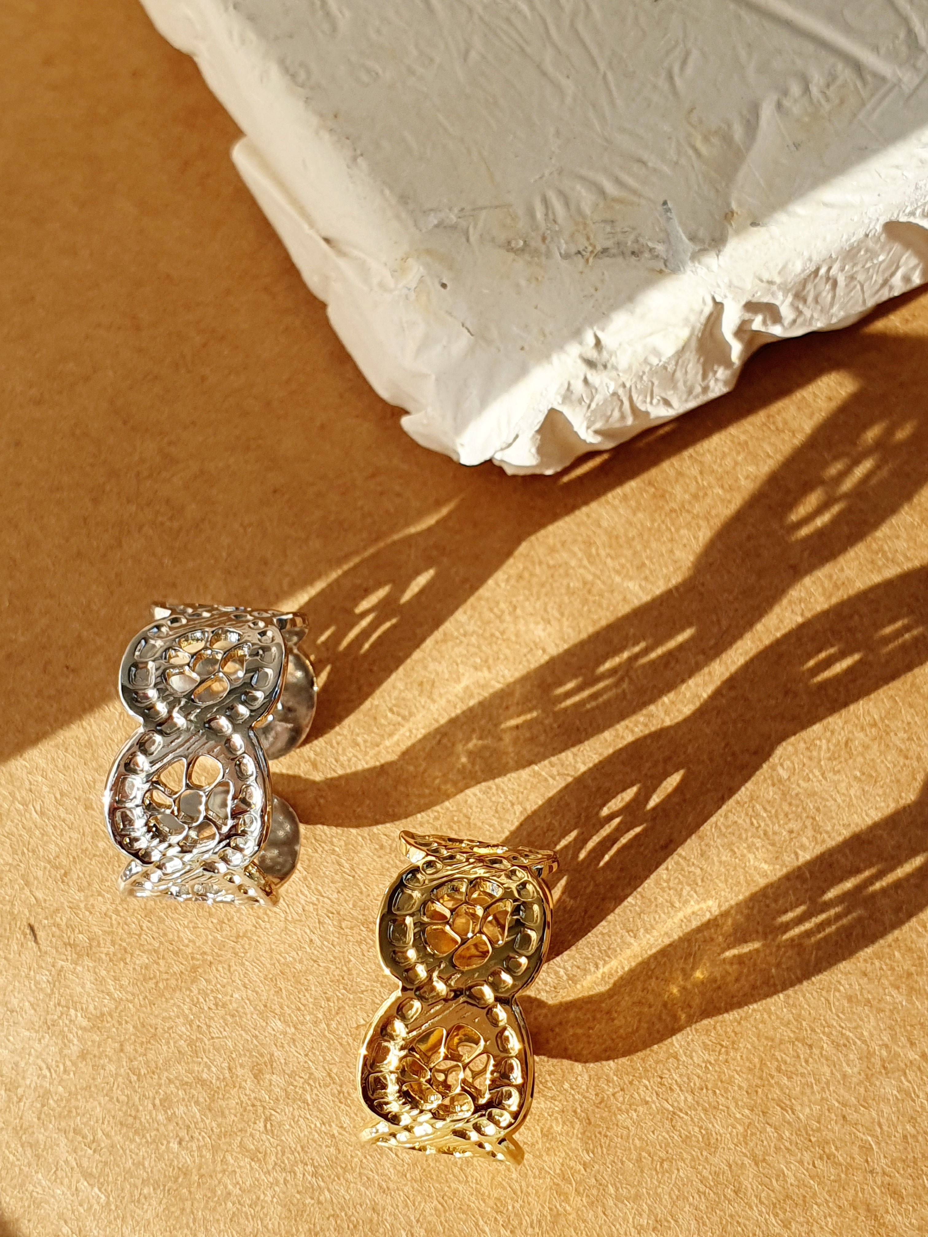 Belize Stainless Steel Statement Ring