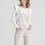 Thumbnail: Selene Cotton Straight Cut Dungarees in Beige