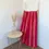 Thumbnail: Milonga Fuchsia Jacquard Velour Terry Beach Towel - Size L