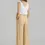 Thumbnail: Ariel Flowy Fabric Printed Trousers in Yellow