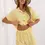 Thumbnail: Mar Cotton Elastic Waist Muslin Shorts in Yellow