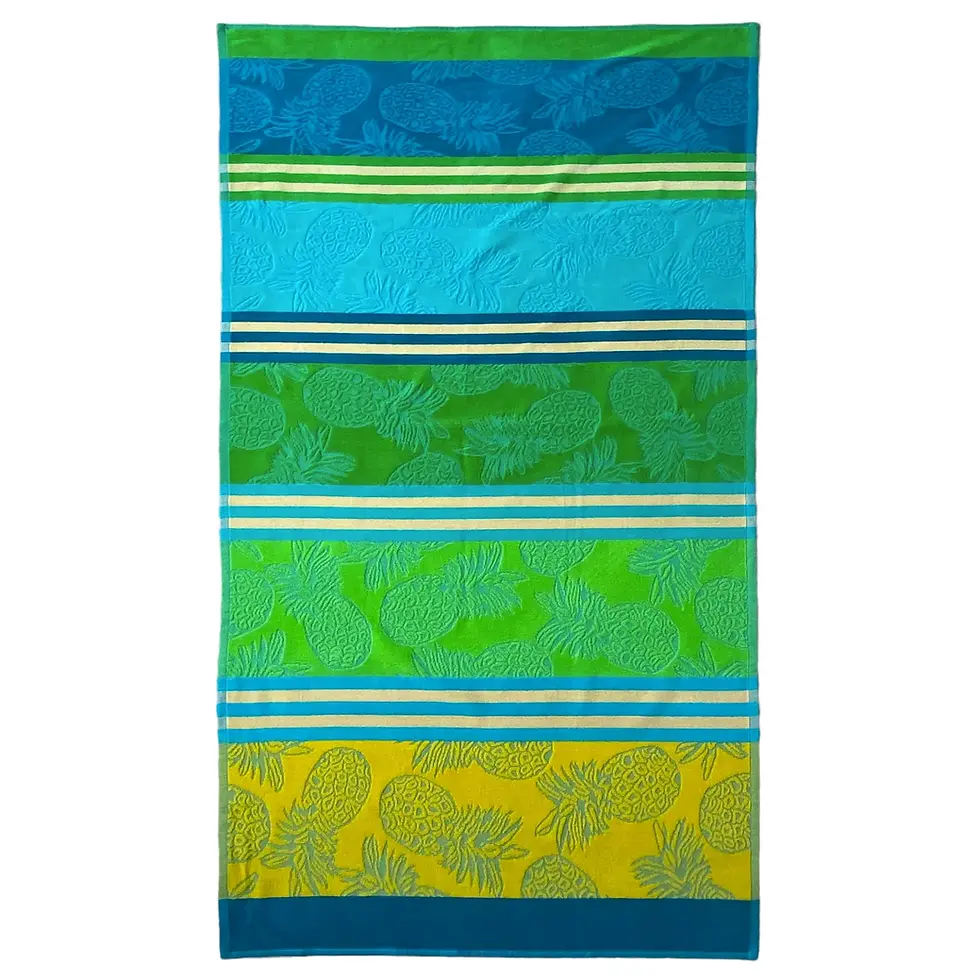 Cancun Jacquard Velour Terry Beach Towel - Size L